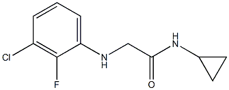 2-[(3-chloro-2-fluorophenyl)amino]-N-cyclopropylacetamide|