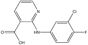 2-[(3-chloro-4-fluorophenyl)amino]pyridine-3-carboxylic acid