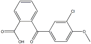 2-[(3-chloro-4-methoxyphenyl)carbonyl]benzoic acid