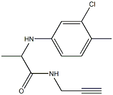 2-[(3-chloro-4-methylphenyl)amino]-N-(prop-2-yn-1-yl)propanamide