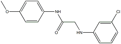 2-[(3-chlorophenyl)amino]-N-(4-methoxyphenyl)acetamide