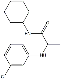  2-[(3-chlorophenyl)amino]-N-cyclohexylpropanamide