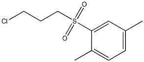 2-[(3-chloropropyl)sulfonyl]-1,4-dimethylbenzene Structure