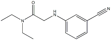  2-[(3-cyanophenyl)amino]-N,N-diethylacetamide