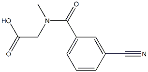 2-[(3-cyanophenyl)-N-methylformamido]acetic acid