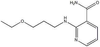 2-[(3-ethoxypropyl)amino]pyridine-3-carboxamide Struktur