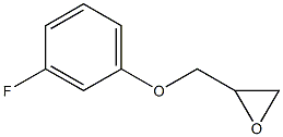 2-[(3-fluorophenoxy)methyl]oxirane,,结构式