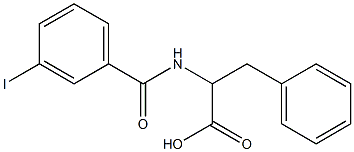 2-[(3-iodophenyl)formamido]-3-phenylpropanoic acid,,结构式