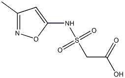 2-[(3-methyl-1,2-oxazol-5-yl)sulfamoyl]acetic acid