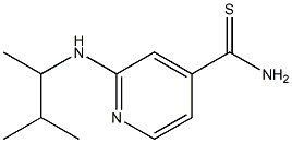 2-[(3-methylbutan-2-yl)amino]pyridine-4-carbothioamide,,结构式