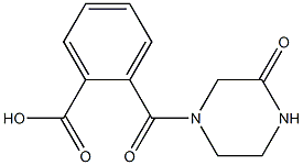 2-[(3-oxopiperazin-1-yl)carbonyl]benzoic acid Structure