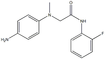 2-[(4-aminophenyl)(methyl)amino]-N-(2-fluorophenyl)acetamide