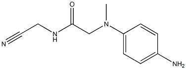 2-[(4-aminophenyl)(methyl)amino]-N-(cyanomethyl)acetamide