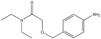 2-[(4-aminophenyl)methoxy]-N,N-diethylacetamide