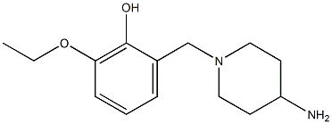 2-[(4-aminopiperidin-1-yl)methyl]-6-ethoxyphenol|