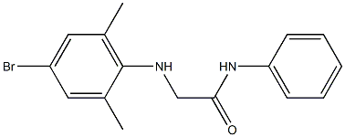 2-[(4-bromo-2,6-dimethylphenyl)amino]-N-phenylacetamide