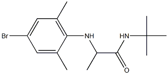 2-[(4-bromo-2,6-dimethylphenyl)amino]-N-tert-butylpropanamide