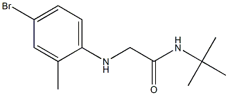  2-[(4-bromo-2-methylphenyl)amino]-N-tert-butylacetamide