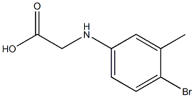 2-[(4-bromo-3-methylphenyl)amino]acetic acid|