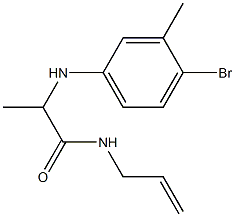 2-[(4-bromo-3-methylphenyl)amino]-N-(prop-2-en-1-yl)propanamide