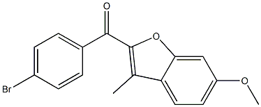 2-[(4-bromophenyl)carbonyl]-6-methoxy-3-methyl-1-benzofuran