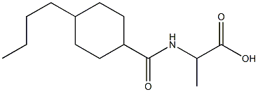  2-[(4-butylcyclohexyl)formamido]propanoic acid