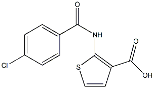 2-[(4-chlorobenzoyl)amino]thiophene-3-carboxylic acid