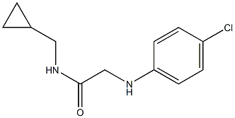 2-[(4-chlorophenyl)amino]-N-(cyclopropylmethyl)acetamide 化学構造式
