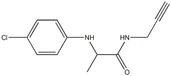  2-[(4-chlorophenyl)amino]-N-(prop-2-yn-1-yl)propanamide