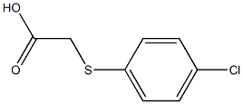 2-[(4-chlorophenyl)sulfanyl]acetic acid Structure