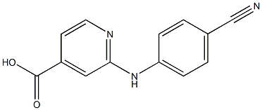 2-[(4-cyanophenyl)amino]pyridine-4-carboxylic acid