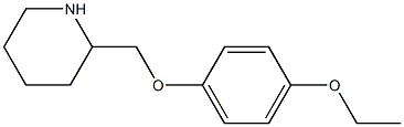 2-[(4-ethoxyphenoxy)methyl]piperidine 化学構造式