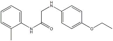 2-[(4-ethoxyphenyl)amino]-N-(2-methylphenyl)acetamide