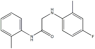 2-[(4-fluoro-2-methylphenyl)amino]-N-(2-methylphenyl)acetamide