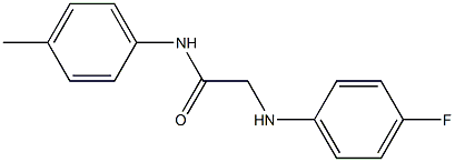 2-[(4-fluorophenyl)amino]-N-(4-methylphenyl)acetamide