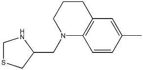 4-[(6-methyl-1,2,3,4-tetrahydroquinolin-1-yl)methyl]-1,3-thiazolidine