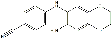 4-[(7-amino-2,3-dihydro-1,4-benzodioxin-6-yl)amino]benzonitrile