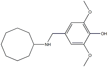 4-[(cyclooctylamino)methyl]-2,6-dimethoxyphenol