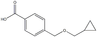 4-[(cyclopropylmethoxy)methyl]benzoic acid