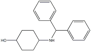 4-[(diphenylmethyl)amino]cyclohexan-1-ol Struktur