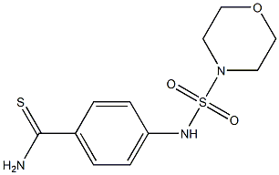  4-[(morpholine-4-sulfonyl)amino]benzene-1-carbothioamide