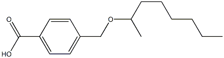 4-[(octan-2-yloxy)methyl]benzoic acid Structure