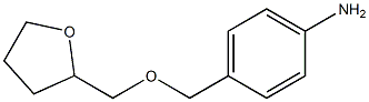 4-[(oxolan-2-ylmethoxy)methyl]aniline Struktur