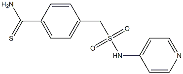 4-[(pyridin-4-ylsulfamoyl)methyl]benzene-1-carbothioamide Struktur