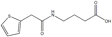 4-[(thien-2-ylacetyl)amino]butanoic acid Structure