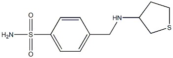 4-[(thiolan-3-ylamino)methyl]benzene-1-sulfonamide Structure