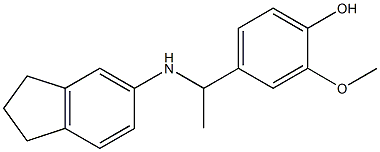 4-[1-(2,3-dihydro-1H-inden-5-ylamino)ethyl]-2-methoxyphenol