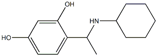 4-[1-(cyclohexylamino)ethyl]benzene-1,3-diol|