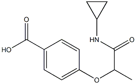 4-[1-(cyclopropylcarbamoyl)ethoxy]benzoic acid