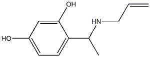 4-[1-(prop-2-en-1-ylamino)ethyl]benzene-1,3-diol